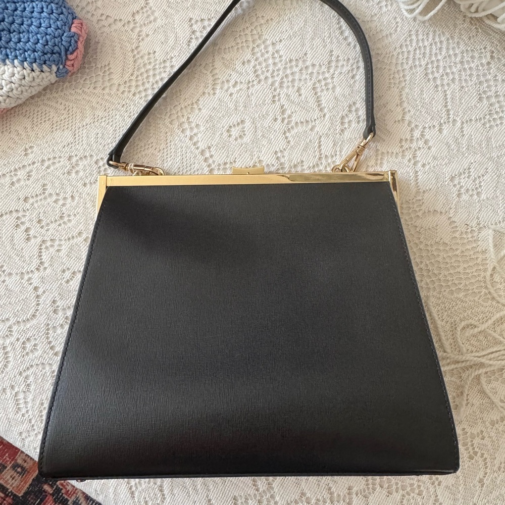 Neely & Chloe Leather Black Handbag